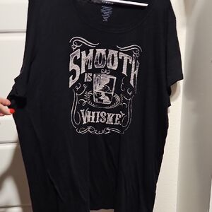 Torrid Black 'Smooth as Whiskey' Tee
